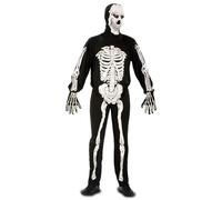 viving - Executioner Skeleton Costume, Jumpsuit and Gloves Size XL (1)