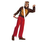 viving - Fierce Wolf Costume Shirt, Trousers, Suspender, Head And Tail Size XXL, Multicolor (1)