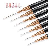 vivinin 7PCS Nail Brushes, Sizes 7/9/11/15/25mm