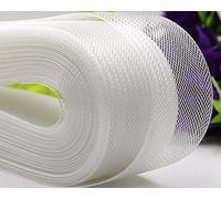 VIVIPA 1'' inch Wide Polyester White Horsehair Braid, Selling Per Roll/ 50 Yards