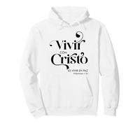 Vivir con Cristo es vivir en paz Pullover Hoodie