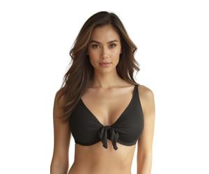Vivisence 3202 Underwired Non Padded Bikini Top Smooth Made in EU, Black,34D