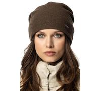 Vivisence Classic Women's Winter Woolen Hat Design Three Pleats for Added Comfort Insulated Lining Soft and Warm Wool Blend Warmth and Style in Cold Weather, Brown,UNI