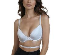 Vivisence Kate 1011 Underwired Push-Up Bra with Inserts Backless Strapless Smooth Multiposition - Made in EU, White,36DD
