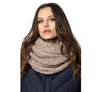 Vivisence Stylish And Elegant Women’S Winter Snood Scarf Thick And Warm For Ultimate Comfort Crafted Perfect Accessory For Staying Cozy And Chic During Cold Weather, Brown Melange,UNI