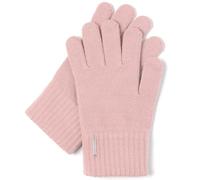 Vivisence Stylish Women’S Winter Gloves Warm And Soft With Five-Finger Design Wide Cuff Finis Soft Wool Blend Material Perfect For Cold Winter Days, Powder Pink,UNI