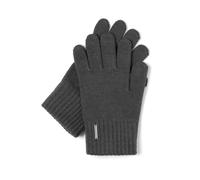 Vivisence Stylish Women’S Winter Gloves Warm And Soft With Five-Finger Design Wide Cuff Finis Soft Wool Blend Material Perfect For Cold Winter Days, Graphite,UNI