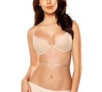Vivisence Underwired Smooth Backless Push-Up Bra 1040, Beige,34DD