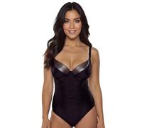 Vivisence Underwired Smooth Classic Swimming Suit 3108, Black-Gold,40DD