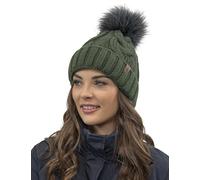 Vivisence Winter Hat with Pom Pom for Women Warm Ideal for Cold Days 7014, Green,UNI
