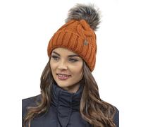 Vivisence Winter Hat with Pom Pom for Women Warm Ideal for Cold Days 7014, Orange,UNI
