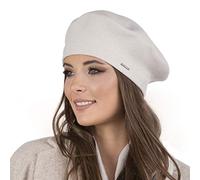 Vivisence Winter Women's Beret Stylish and Elegant Classic Design for Ladies Made from Soft and Warm Wool Perfect for Cold Weather and Everyday Use, Beige,UNI