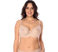 Vivisence Women's Underwired Lace Non Padded Bra 1044, Beige,36FF