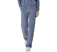 Vivisence Women's Velour Sweatpants Jogging Bottoms Loose Sports Trousers with Side Pockets Elastic Waistband Loungewear Soft Casual Comfortable Bottoms, Blue,L