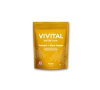 Vivital Nutrition Turmeric + Black Pepper Tablets | 60 Tablets (60 Servings) | High Strength Turmeric Extract with Piperine | Daily Wellness Support