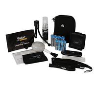 Vivitar Digital Camera 20 piece Kit with Compact Carry Case/SD Card Reader/Memory Card Wallet/AA/AAA Batteries - Black