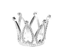 Vivitoch Baby Crown Photo Photography Props Headband Ring Mini Decoration Newborn Girls Princess Gold Silver Luxury Fashion Memorial Birthday Party Tiara Headdress