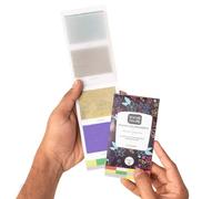 Viviva Coloursheets, Metallic Single Set, 10 Vibrant Watercolours, For Outdoor and Travel, VV276004