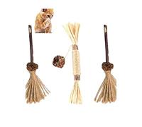 viviweek 3/6/9 Silvervine for Cats Toys Catnip Sticks Cat, Hang Candy and Broom Cats Like to Play, Natural Silvervine Kittens Teeth Cleaning Dental Chew Toy (Size : 3)