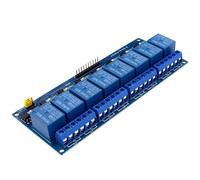 VIVIWI 8 Channel Relays Module with Optocoupler 5V/12V/24V Low Leveled 8-Way for Intelligent Home Automation and Projects