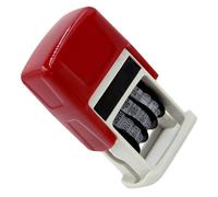 VIVIWI Adjustable English Date Stamp Rubber Stamp Line Dater Office Stamp Rotating Stamp for Scrapbooking Packaging Crafting