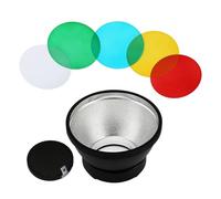 VIVIWI ADR14 Standard Reflector Light Diffuser With Grids+ 5Color Filter For AD300Pro Flashing Professional Photography