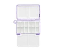 VIVIWI Empty Watercolor Tins Box with Pans Watercolor Paint Palettes Watercolor Box with Lid Watercolor Pan for Travel Painting