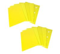 VIVIWI Pack Of 10 Yellow Epoxy Boards,Insulation Board Epoxy Plate 0.5mm Thickness For Battery Projects,