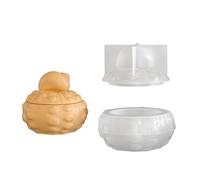 VIVIWI Silicone Conch Shell Shape Crafting Mold for Candle Making and Jewelry Organizers Containers Easy Demolding Craft Set