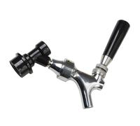 VIVIWI Stainless Steel Cores Auto Closing Beer Faucet Picnics Tap Stainless Steel Beer Tap for Corny Kegs and Party Use