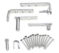 VIVIWI Stainless Steel Hinges 1 Pair Automatic Closing Double Action Spring Door Hinges Closing Stainless Steel Hinges set