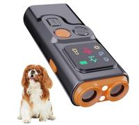 VIVK Dog Bark Deterrent Devices, 2 x Sound Emitters with 6ft Range, HD Display and LED Flashlight, Rechargeable Anti Bark Device, Alternative to Painful Dog Collars and
