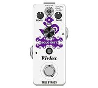Vivlex High Gain Distortion Guitar Effects Pedal Mini British Analog Stack Sound Distortion Pedal for Electric Guitar True Bypass LEF-301B