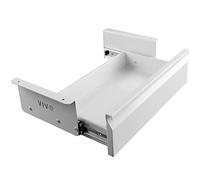VIVO 16 inch Under Desk Mounted Sliding Pull-Out Drawer Without Shell for Office Desk, Storage Organizer for Sit Stand Workstation, White, DESK-AC03A-W