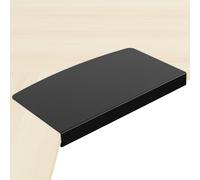 VIVO 17 inch Corner Desk Connector Platform for Mounting Under-Desk Keyboard Trays on L-Shaped Workstations Black DESK-AC07S
