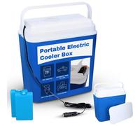 Vivo 22L Large Electric Cooler Box Cold 12V In-Car Socket Camping Picnic Portable