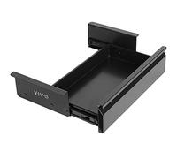 VIVO 40 cm Under Desk Mounted Sliding Pull-out Drawer without Shell for Office Desk, Storage Organizer for Sit Stand Workstation, Black, DESK-AC03A-B