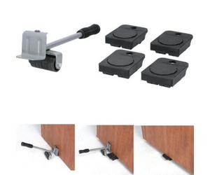 Vivo 5Pc Furniture Lifter Movers Roller Wheels Lifting Moving Slider Tool 150Kg