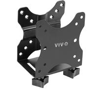 VIVO Adjustable Thin Client Mini PC Mount Bracket, CPU VESA Under Desk and Monitor Arm Computer Holder, Black, MOUNT-PC05C