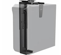 VIVO Adjustable Under Desk and Wall Large PC Mount, Computer Case CPU Holder with Swivel Action and Secure Locking, Black, MOUNT-PC01L