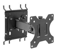 VIVO Articulating Single Monitor Pegboard Mount with Arm, Fits Screens up to 32 inches and Peg Boards up to 0.25 inches Thick with 1 inch Hole Spacing, Black, MOUNT-PB2A