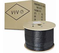 VIVO Black 305m Bulk Cat6, Full Copper Ethernet Cable, 23 AWG, Cat-6 Wire, Waterproof, Outdoor, Direct Burial (CABLE-V010)