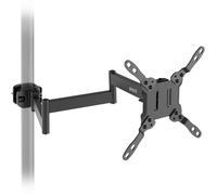 VIVO Black Long Pole Mount Monitor Arm