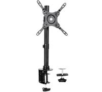 VIVO Black Ultra Wide Screen TV and Monitor Desk Mount, Adjustable Height and Tilt Stand for Screens up to 42 inches, STAND-V101C