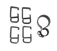 VIVO Cable Management Clips for Desk Monitor Stands, Computer Office Workstation Cord Organization Kit, 1 Pole and 4 Arm Clips, Set of Monitor Mount Wire Holder Hooks, Black, PT-SD-WC05C