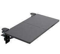 VIVO Clamp-on 61cm x 30cm (14 Including Clamps) Desk Extender, Foldable Keyboard Tray, Table Mount for Sit Stand Desks, Black, DESK-EXT24