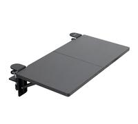 VIVO Clamp-on 61cm x 30cm (14 Including Clamps) Desk Extender, Foldable Keyboard Tray, Table Mount for Sit Stand Desks, Black, DESK-EXT24