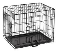 Vivo Dog Crate Extra Large Puppy Pet With Removal Tray & 2 Doors Folding Cage Train - Xxl (48")