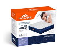 Vivo Double Raised Airbed Mattress W/ Built In Pump For Camping Hiking Guest Home