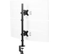 VIVO Dual Vertically Stacked Ultra-Wide Monitor Desk Mount Extra Tall Heavy Duty Adjustable Stand for 2 Ultrawide Screens up to 45 inches